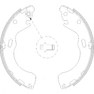 4210.00 Remsa Колодки гальмівні барабанні