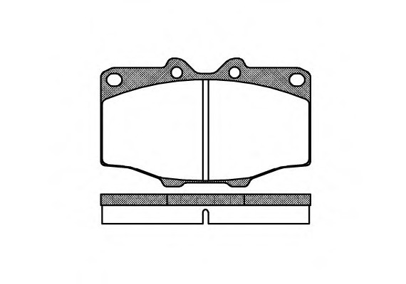 0132.00 Remsa Колодки гальмівні дискові