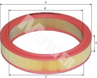 A546 MFILTER Фільтр повітряний FIAT (пр-во M-Filter)