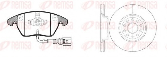 Фото комплект тормозной передн. SEAT ALTEA, TOLEDO, SKODA OCTAVIA,VW GOLF, JETTA, PASSAT (пр-во REMSA) 81030.02 Remsa 81030.02 Remsa Комплект тормозной передн. SEAT ALTEA, TOLEDO, SKODA OCTAVIA,VW GOLF, JETTA, PASSAT (пр-во REMSA)