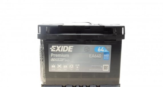 EA640 Exide Акумулятор 64Ah-12v Exide PREMIUM (242х175х190).R.EN640 (EA640)