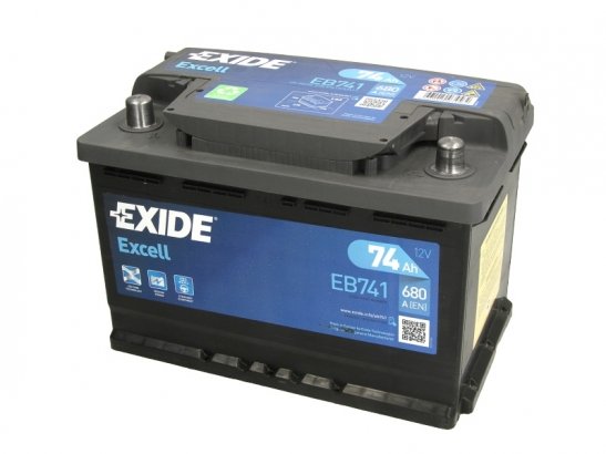 Аккумулятор 74Ah-12v Exide EXCELL(278х175х190).L.EN680 (EB741)