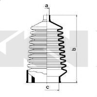 83724 SPIDAN (GKN) Пыльник рулевого механизма SPIDAN (GKN)