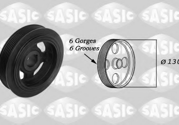 2156048 SASIC Ременный шкив, коленчатый вал 2156048 SASIC