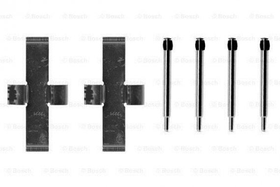 Фото монтажний к-кт гальмівних колодок 1987474061 BOSCH 1987474061 BOSCH Монтажний к-кт гальмівних колодок