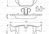 0986494540 BOSCH Колодки тормозные дисковые (фото 8)