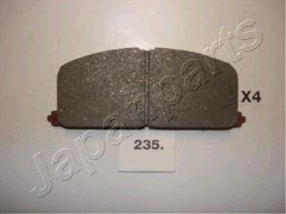 Фото тормозные колодки дисковые PA-235AF JAPANPARTS PA-235AF JAPAN PA-235AF JAPAN Тормозные колодки дисковые PA-235AF JAPANPARTS
