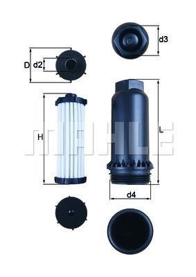 HX151KIT KNECHT Фільтр масляний АКПП FORD-15, VOLVO-15 (пр-во KNECHT-MAHLE)