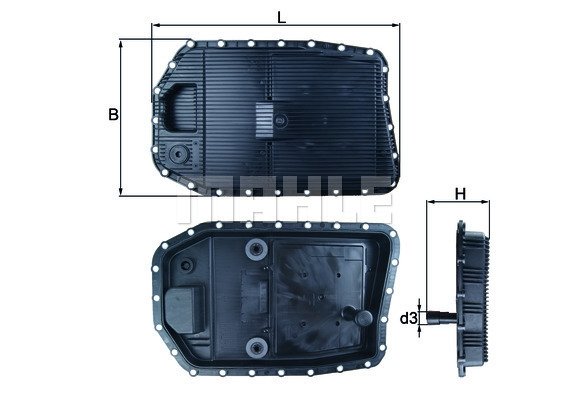 HX154 KNECHT Фільтр масляний АКПП BMW (пр-во KNECHT-MAHLE)