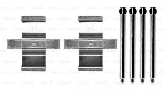 1987474730 BOSCH Гальмівні аксесуари (Монтажний комп-кт колодки) BOSCH