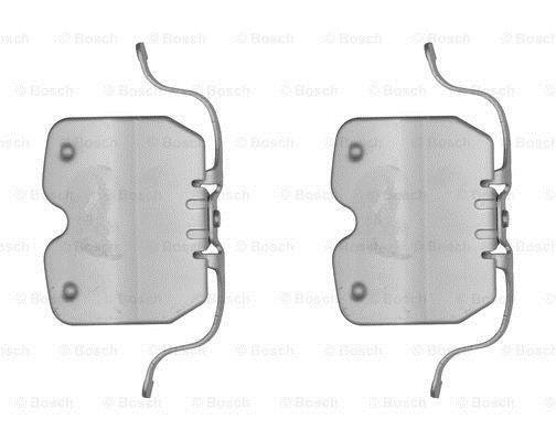 1987474725 BOSCH Гальмівні аксесуари (Монтажний комп-кт колодки) BOSCH