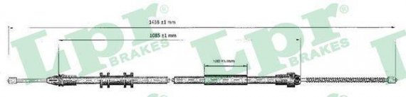 C0699B LPR Трос ручного гальма