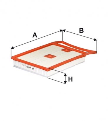 WA9780 WIX-FILTRON Фільтр повітряний SKODA FABIA 1.4 TDI, VW POLO V 1.4 TDI 14- (пр-во WIX-FILTERS)