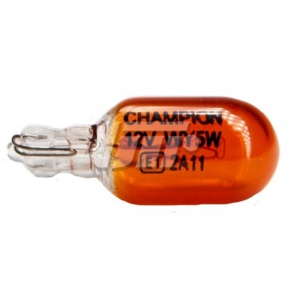 Фото лампа накаливания WY5W 12V 5W W2,1x9,5d (1шт) (пр-во Champion) CBM64S Лампа накаливания WY5W 12V 5W W2,1x9,5d (1шт) (пр-во Champion) CBM64S