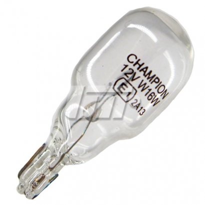 CBM55S CHAMPION Лампа розжарювання W16W 12V W2.1X9.5D (вир-во Champion)