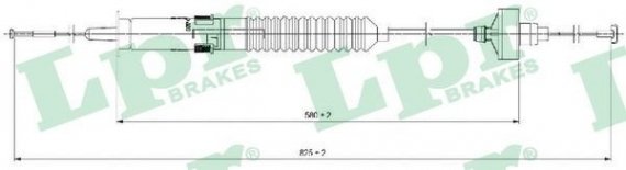 C0266C LPR Трос зчеплення