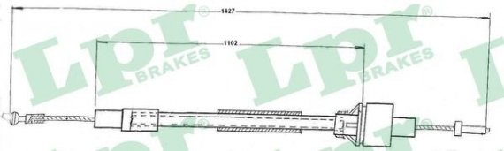 C0094C LPR Трос зчеплення
