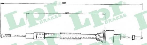 C0093C LPR Трос зчеплення