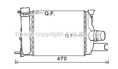 DAA 4013 AVA COOLING Интеркулер AVA