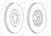 Диск тормозной AUDI A3, SEAT TOLEDO, SKODA FABIA, OCTAVIA, VW передн., вент. (пр-во CHAMPION) 562041CH