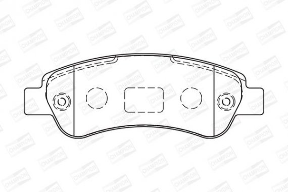 573274CH CHAMPION Колодка торм. CITROEN JUMPER 06-, FIAT DUCATO 06-, PEUGEOT BOXER 06- задн. (пр-во CHAMPION)