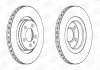 Диск тормозной AUDI A3, SEAT LEON, TOLEDO, SKODA, VW, вент. (пр-во CHAMPION) 562039CH