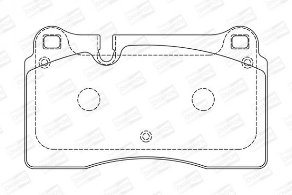 573296CH CHAMPION Колодка гальм. RANGE ROVER III (LM), VW TOUAREG передн. (пр-во CHAMPION)