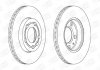 Диск тормозной SKODA ROOMSTER, VW POLO передн., вент. (пр-во CHAMPION) 562307CH