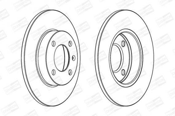 Фото диск тормозной SEAT CORDOBA IBIZA -99 GOLF II передн. (пр-во CHAMPION) 561087CH CHAMPION 561087CH CHAMPION Диск тормозной SEAT CORDOBA IBIZA -99 GOLF II передн. (пр-во CHAMPION)