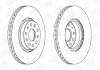 Диск тормозной AUDI Q3, VW JETTA, SKODA YETI передн. (пр-во CHAMPION) 562387CH