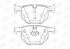 Колодка гальм. BMW 325, 330,335 (E90-93) 05 - задн. (пр-во CHAMPION) 573224CH