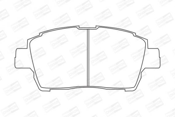 572405CH CHAMPION Колодки гальмівні дискові