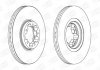 Диск тормозной FORD TRANSIT передн., вент. (пр-во CHAMPION) 562141CH