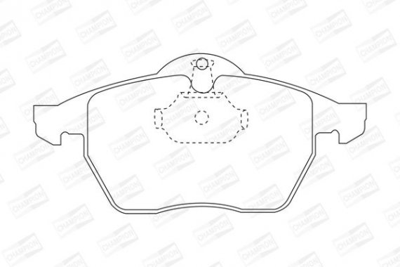 571920CH CHAMPION Колодка торм. OPEL VECTRA B, передн. (пр-во CHAMPION)