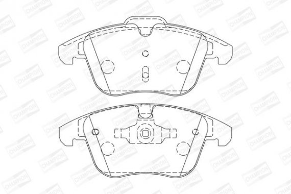 573201CH CHAMPION Колодка гальм. FORD MONDEO, передн. (пр-во CHAMPION)