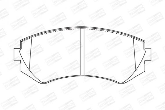 572541CH CHAMPION Колодка гальм. NISSAN PATROL задн. (пр-во CHAMPION)