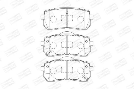 572596CH CHAMPION Колодка торм. HYUNDAI ix55 задн. (пр-во CHAMPION)