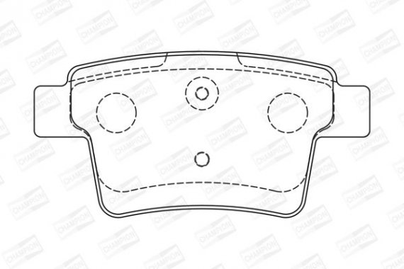 573218CH CHAMPION Колодки гальмівні дискові