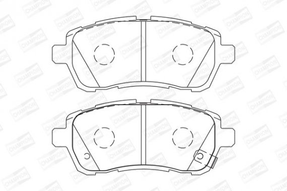 573745CH CHAMPION Колодка торм. MAZDA 2 передн. (пр-во CHAMPION)