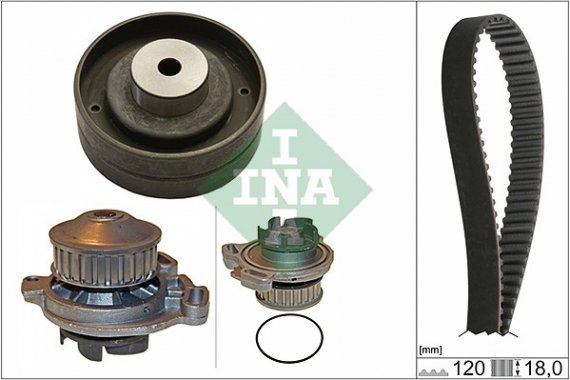 530 0151 30 INA (Germany) Роликовий модуль натягувача ременя (ролик. ремінь. помпа)