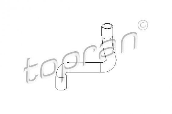 110492 TOPRAN (Germany) Шланг резиновый сист. охолоджен.