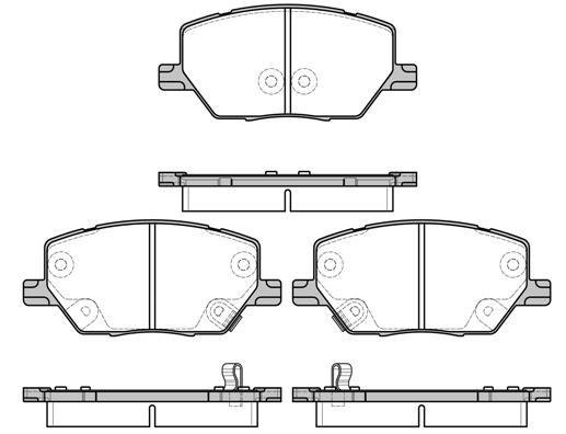 Колодки гальмівні дискові 1640.02