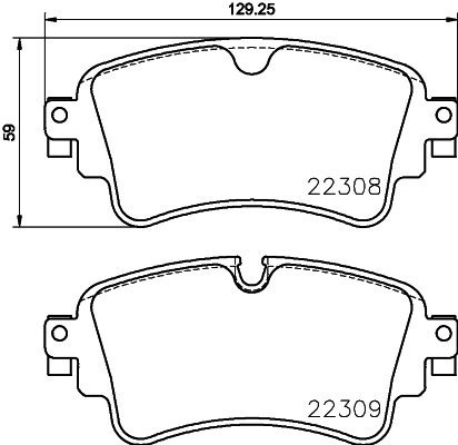 P85154 BREMBO (Германия) Колодки гальмівні дискові