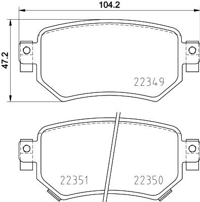 P49059 BREMBO (Германия) Колодки гальмівні дискові