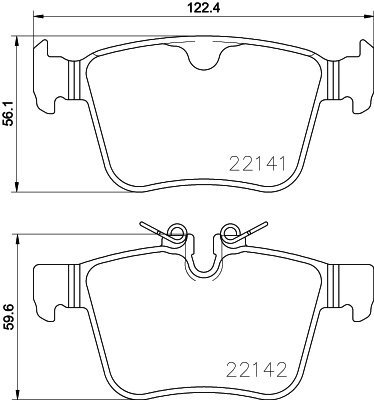 P86 029 BREMBO (Германия) Гальмівні колодки к-кт.