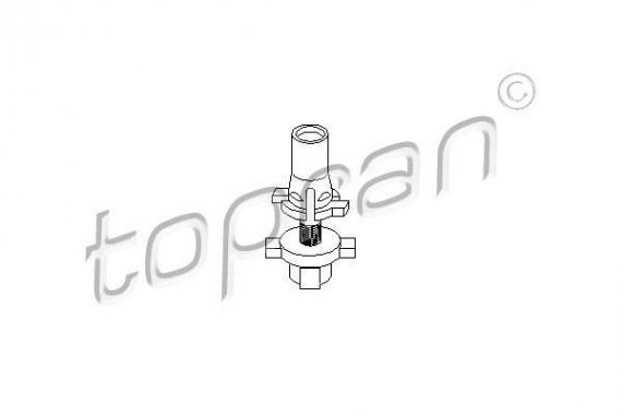 102941 TOPRAN (Germany) Кронштейн, основная фара