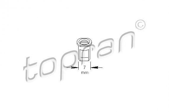 102891 TOPRAN (Germany) Втулка