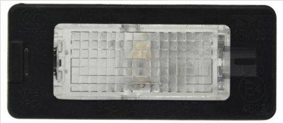15-0385-00-9 TYC SK Octavia (5E3/5E5) 11/2012-02/17 Подсветка номерного знака+патрон W5W TYC