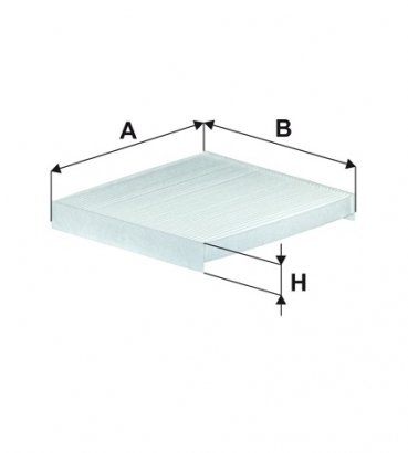 Фильтр салона HYUNDAI SOLARIS II 17-, KIA RIO IV 17- (пр-во WIX-FILTERS) WP2172