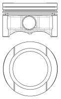 87-148307-00 NURAL Поршень у комплекті на 1 циліндр, 1-й ремонт (+0,50) NURAL